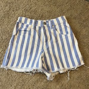COPY - Express high waisted mom Jean shorts